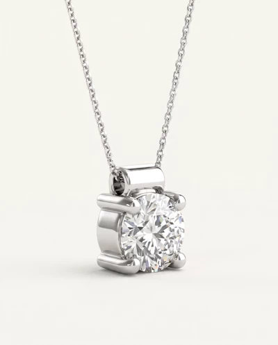 Rolled Bail Diamond Solitaire Necklace (3/4 ct. tw.)